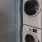 a washing machine in a closet